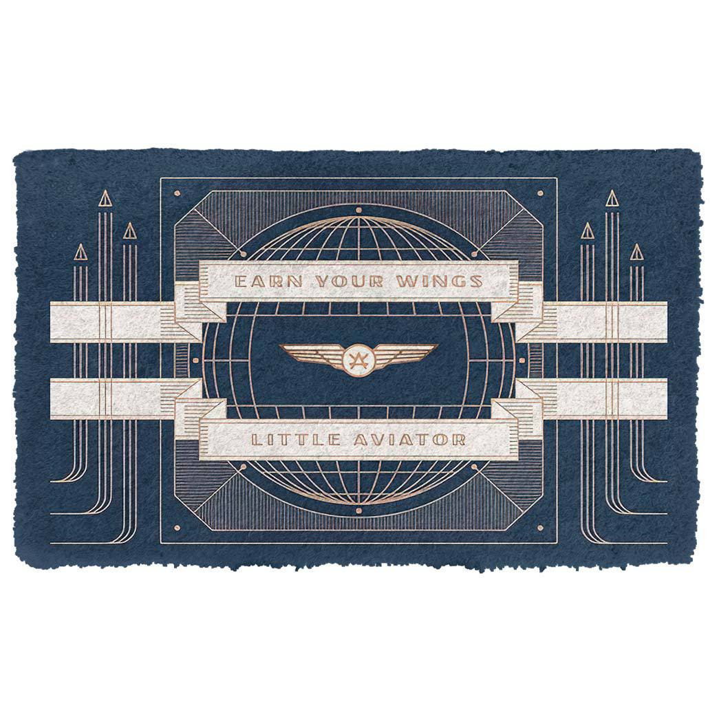 Gearhumans 3D Tg Earn Your Wings Custom Doormat