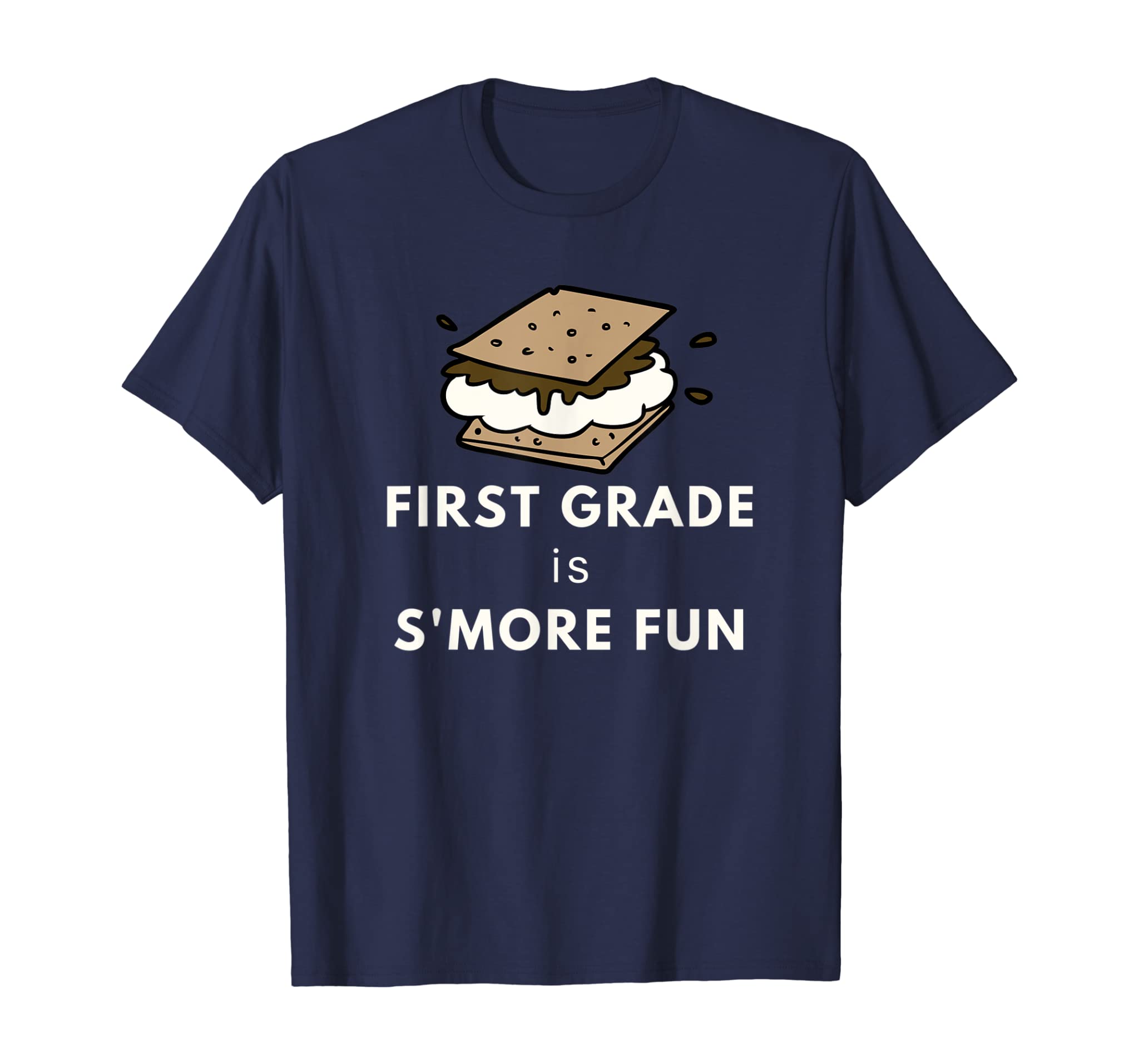 First Grade Teacher Camp Tshirt First Grade is S’more Fun