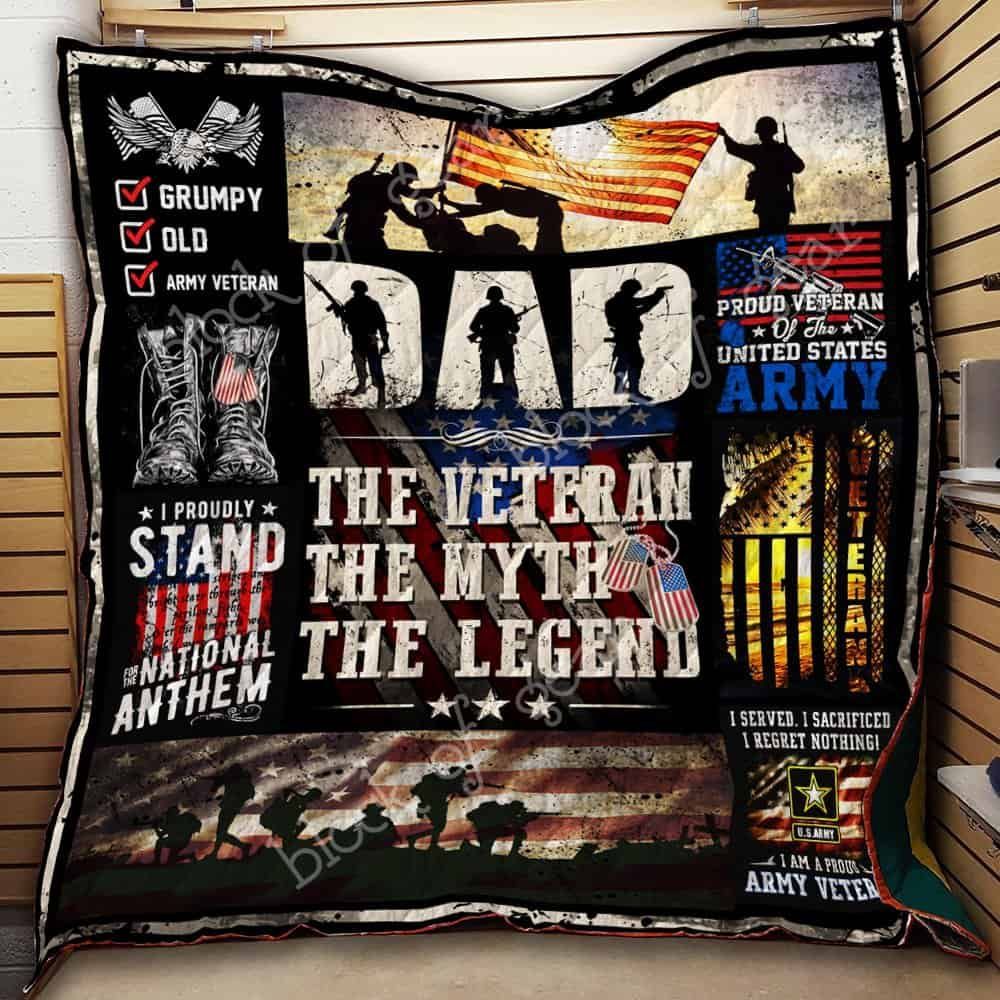 Veteran Dad Quilt TH688