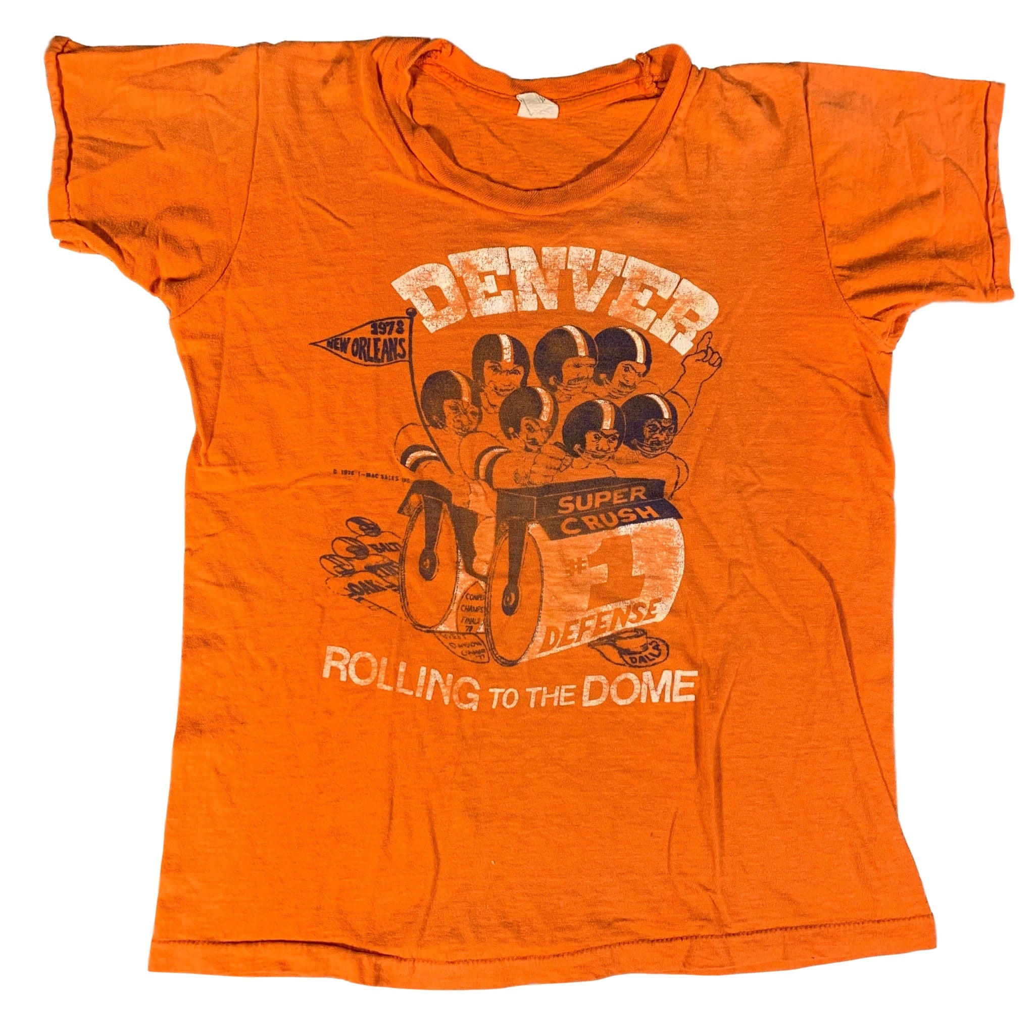 Vintage Denver Broncos ”Rolling To The Dome” Kid’s T-Shirt