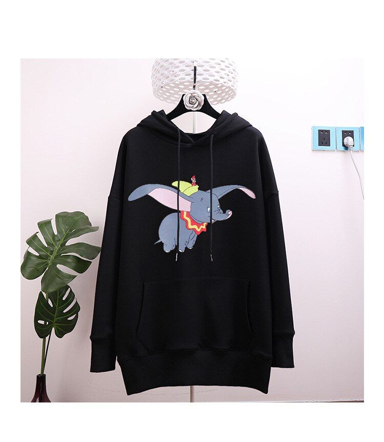 embroidered bow Fashion hooded sweatshirt