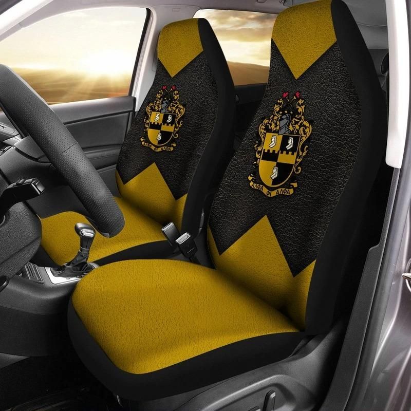 Greek Life Car Seat Cover – Alpha Phi Alpha Fraternity Inc Car Seat Covers (Set Of 2)