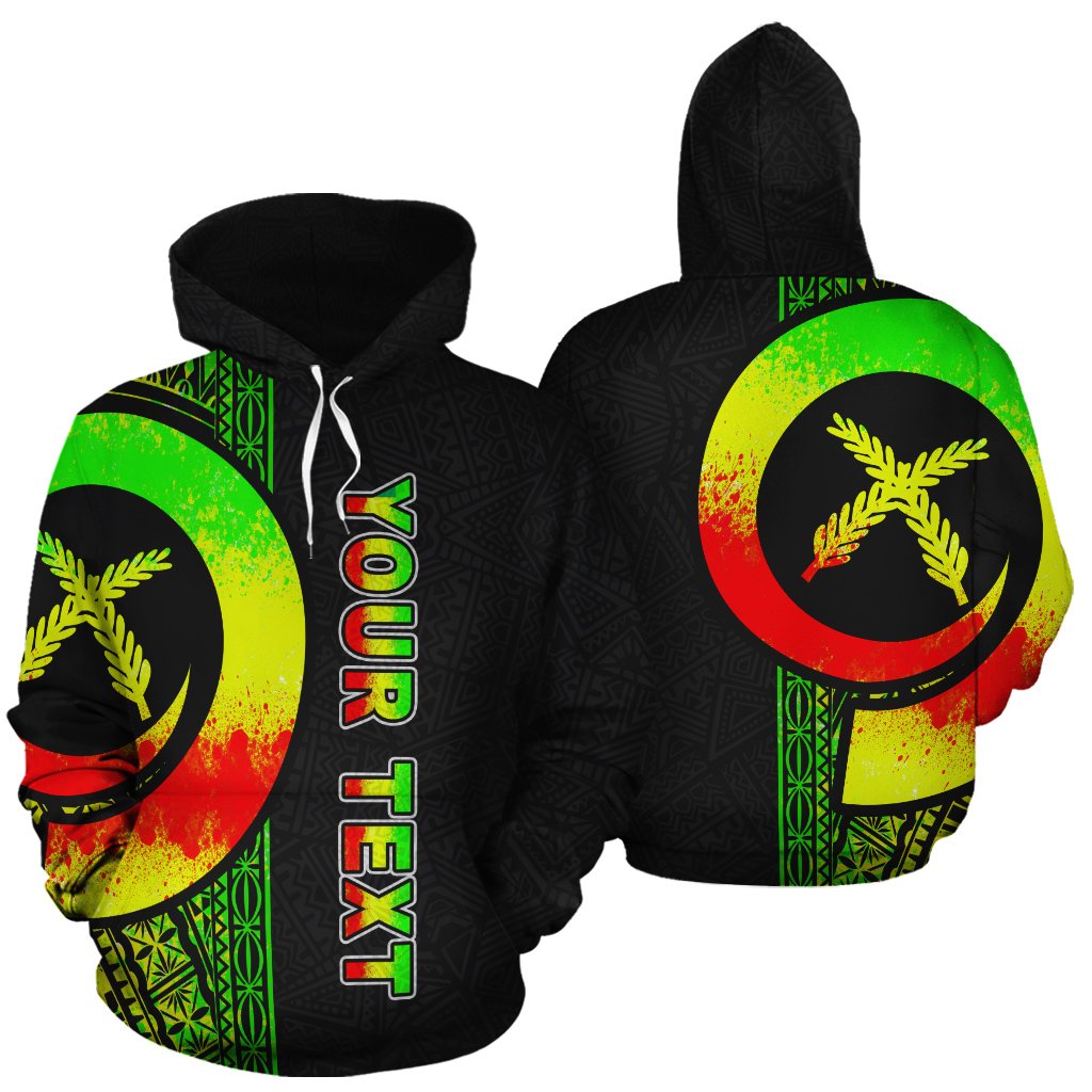 Vanuatu Polynesian Personalised Custom Hoodie – Reggae Line – BN11