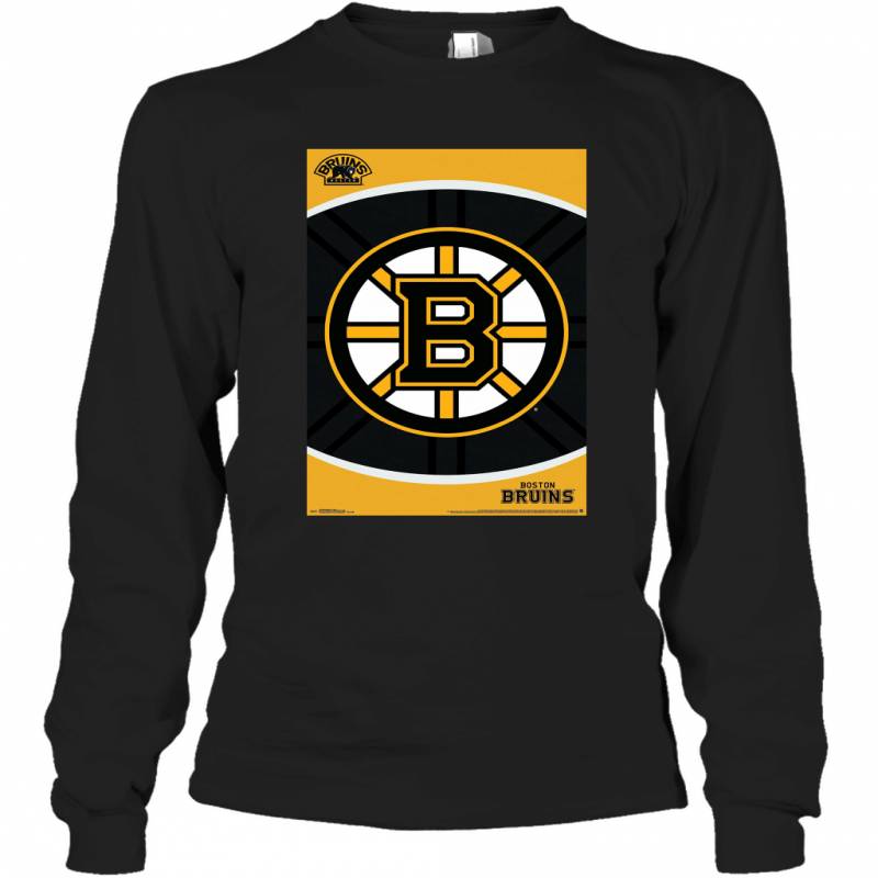 International Boston Bruins Logo Premium Wall Long Sleeve T-Shirt