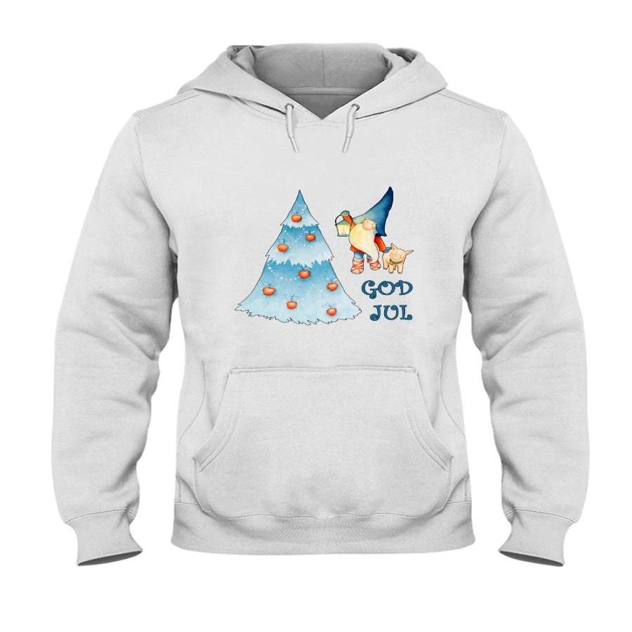 Swedish God July Christmas Tree Gift For Family Hoodie