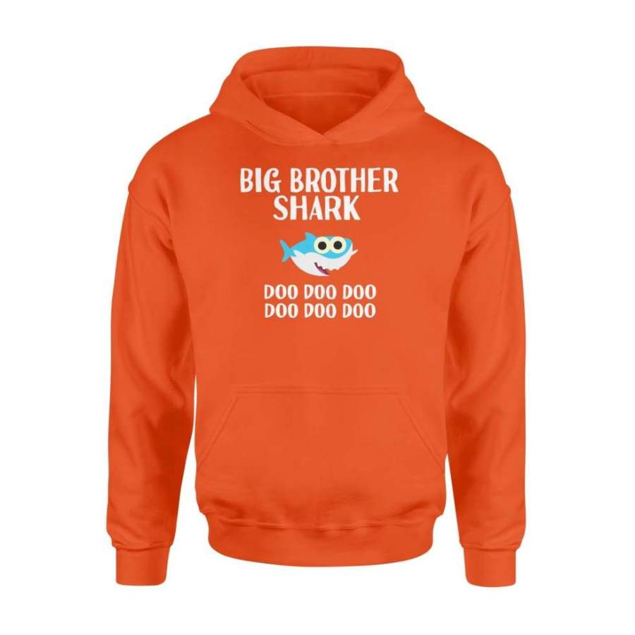 Brother Shark Doo Doo Shirt Halloween Christmas Boys Men Halloween Costume Graphic Design Digital Printed Shirt – Standard Hoodie