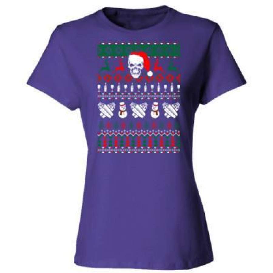 AGR Bartendar Ugly Christmas Sweater – Ladies’ Cotton T-Shirt