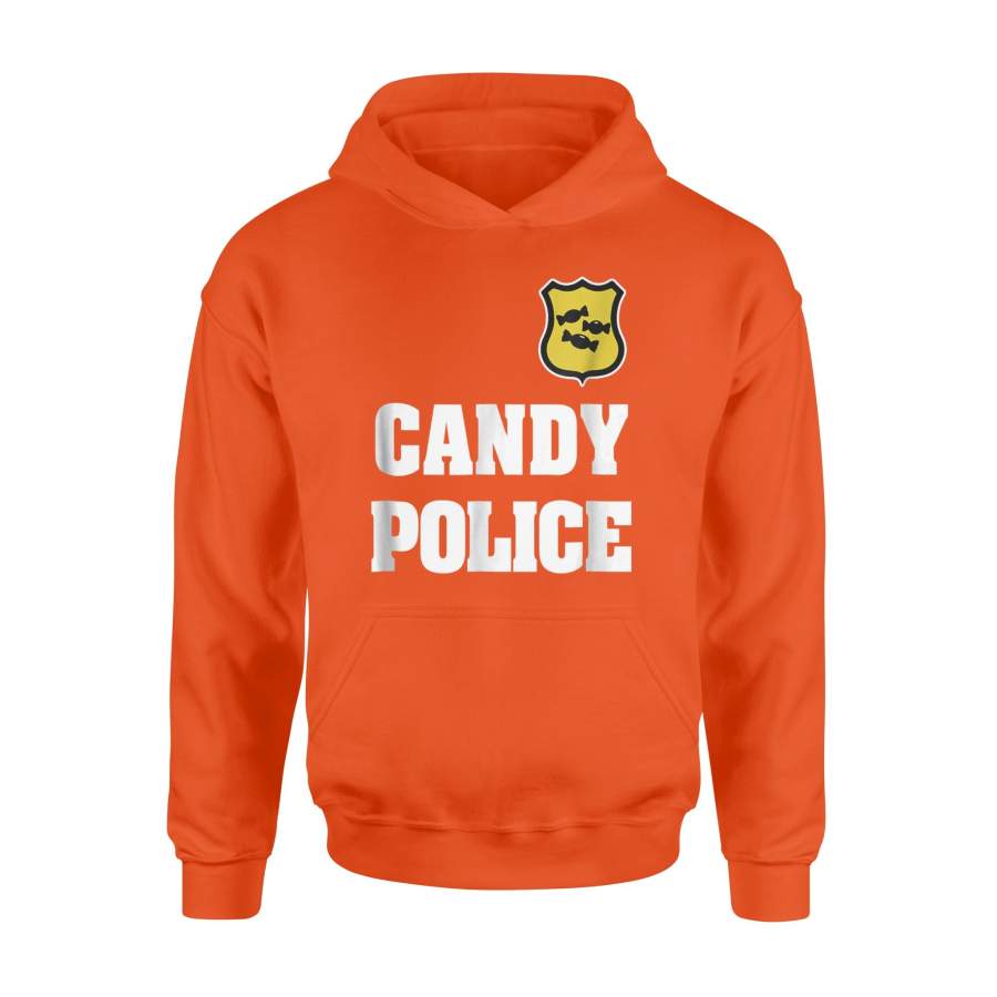 Candy Police Funny Halloween Saying Hoodie