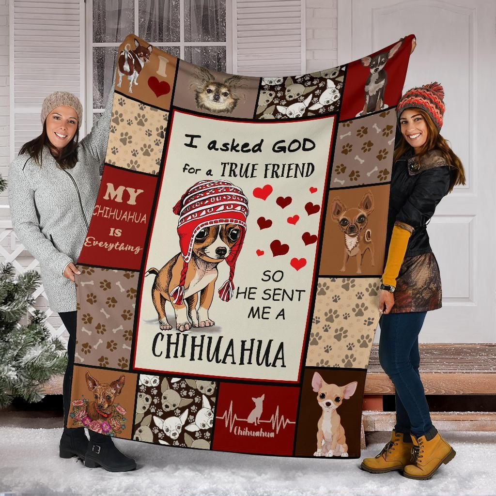 Chihuahua Blanket – Bl16601, Christmas Gift, Dog Lover Blanket