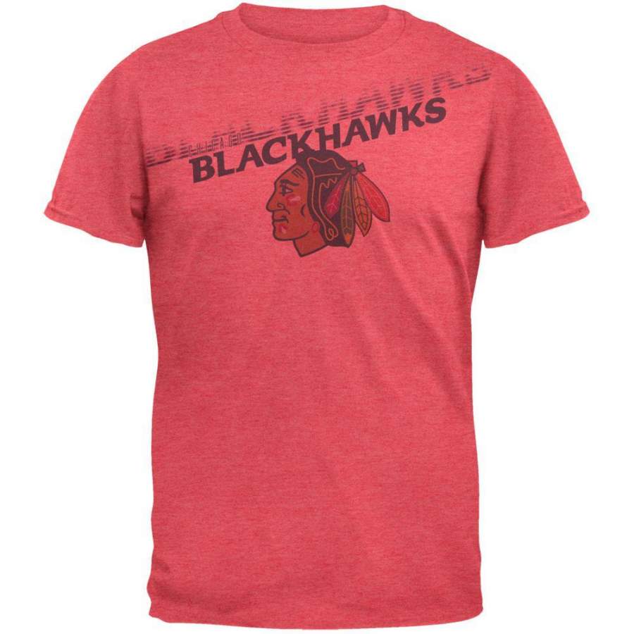 Chicago Blackhawks – Motion Blur Soft T-Shirt