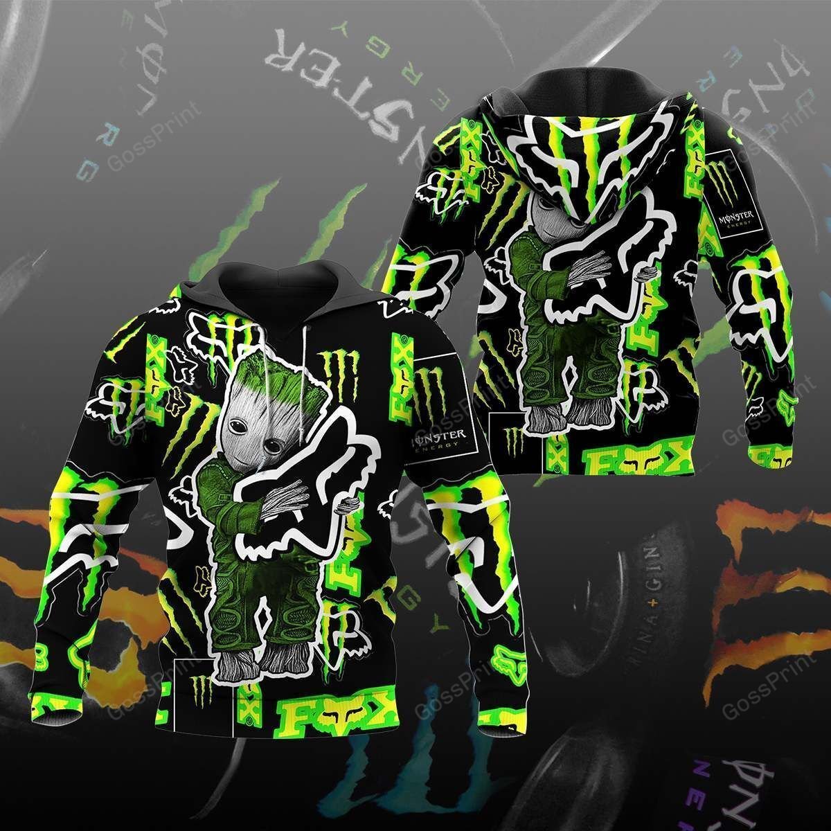 3D All Over Monster Energy Shirt Ver 24