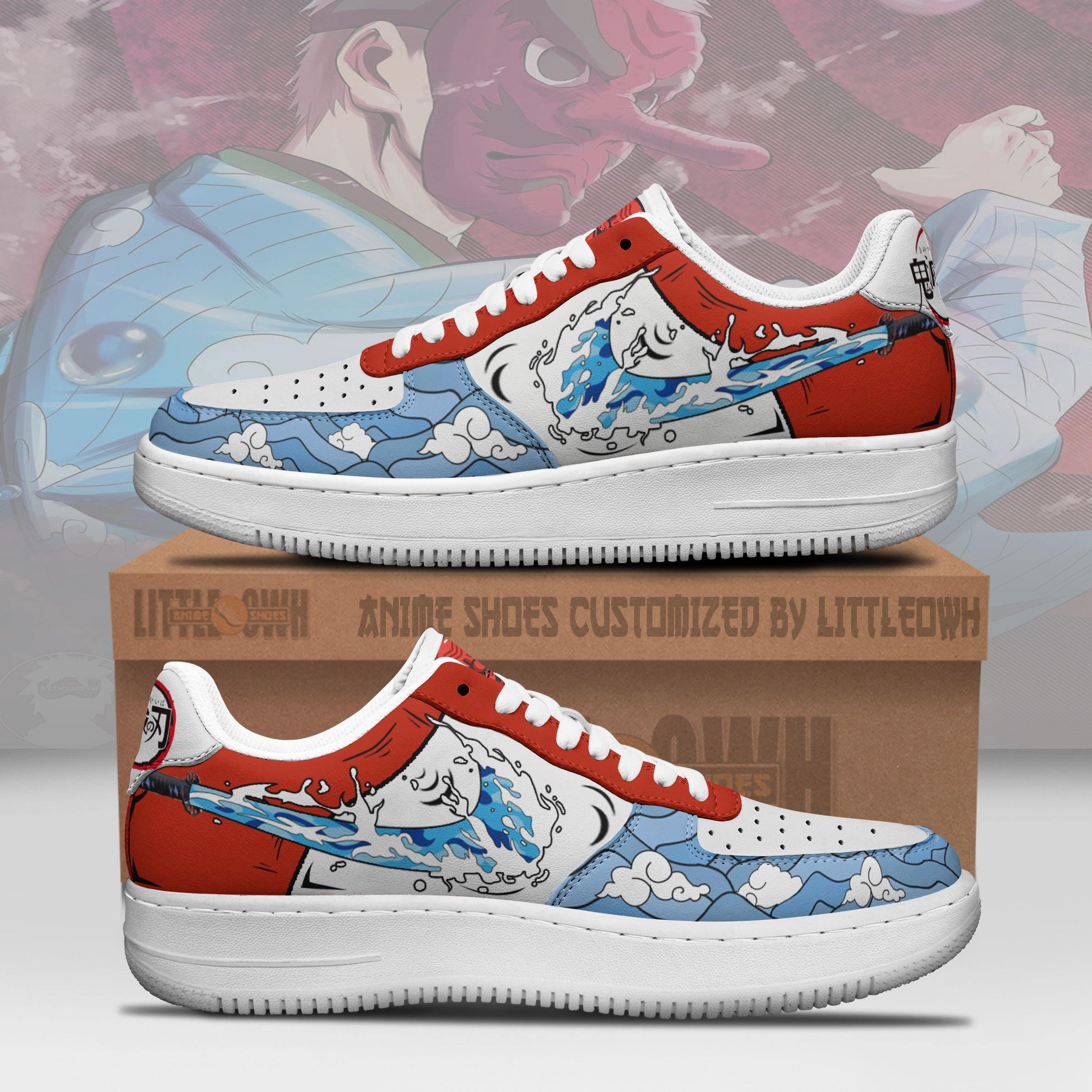 Sakonji Urokodaki Air Sneakers Custom Demon Slayer Anime Shoes