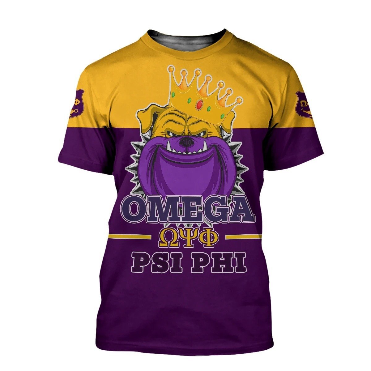 Fraternity Tshirt – Omega Psi Phi King Of Bulldog Tshirt