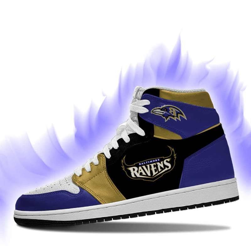 Baltimore Raven Air Jordan Sport Custom Sneakers