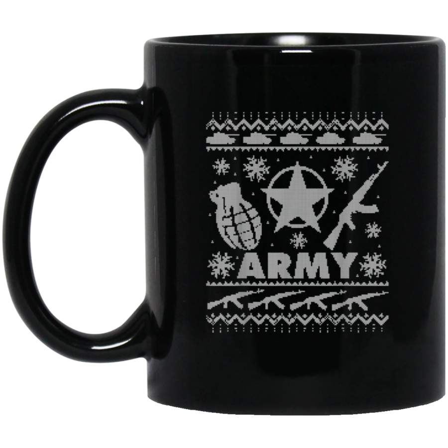 Army Soldier Christmas Xmas Ugly Sweater Apparel Mug