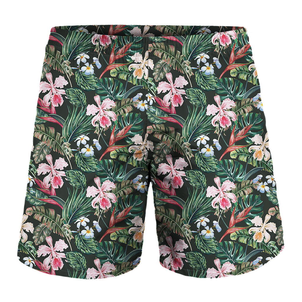 Vintage Tropical Exotic Hawaii Print Shorts Ha89989