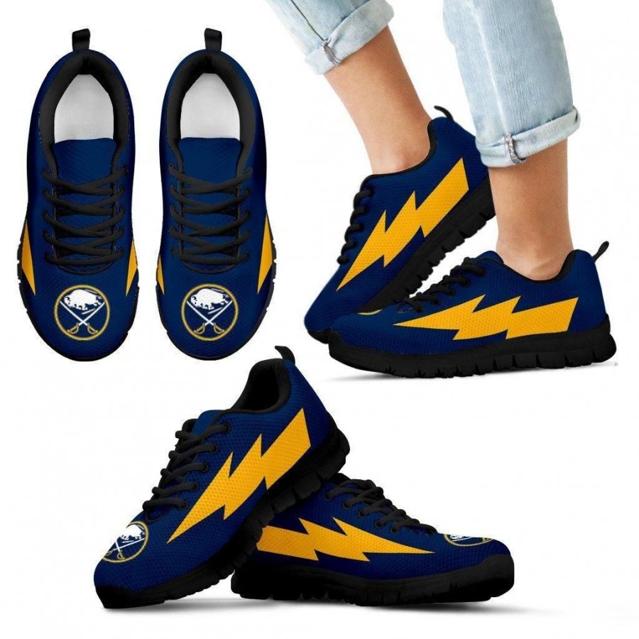 Perfect Style Buffalo Sabres Sneakers Thunder Lightning Amazing Logo #588