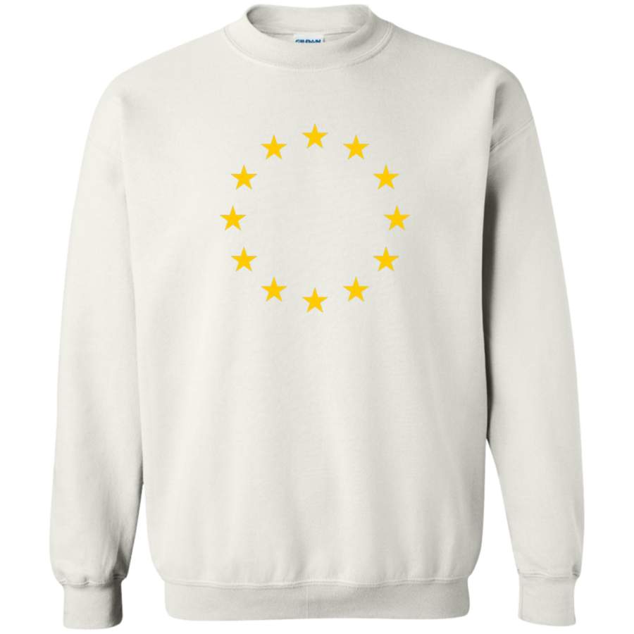 AGR Eu Flag Crewneck Pullover Sweatshirt