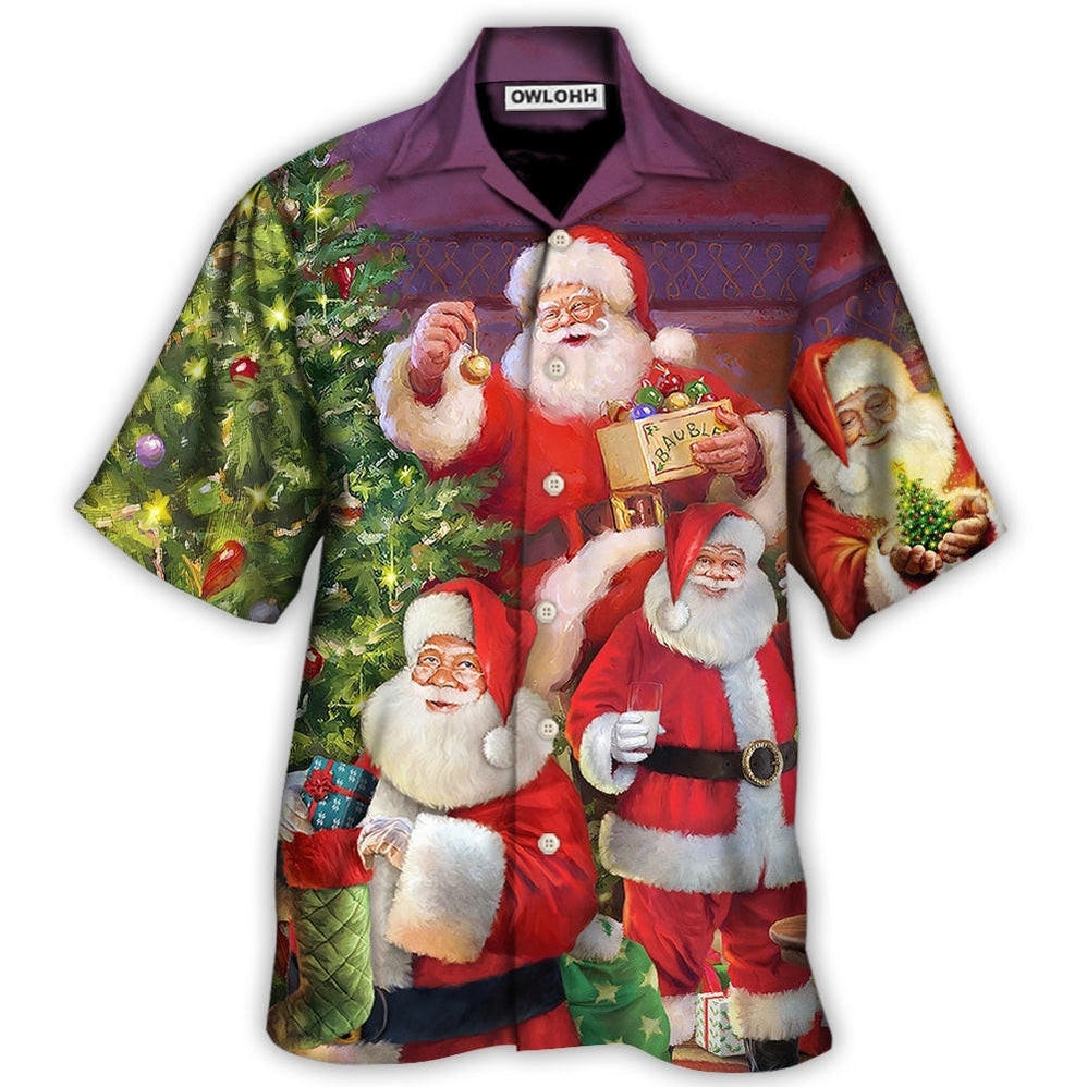 Christmas Funny Santa Claus Gift For Xmas So Happy Hawaii Shirt Ha20504