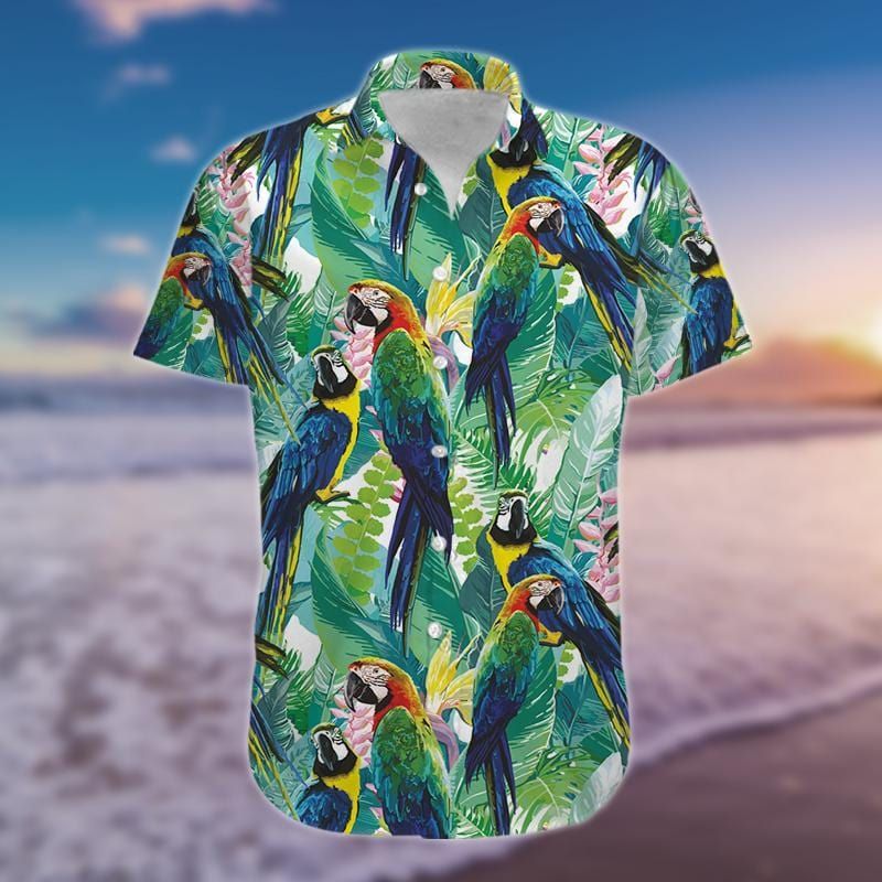 Tropical Parrots Hawaii Shirt Unisex Adult Ha70441