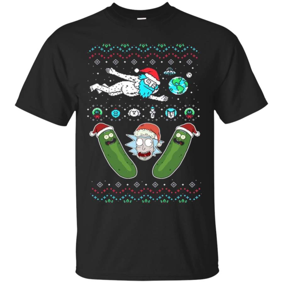 AGR Pickle Rick – Rich and Morty Ugly Sweater funny T shirt