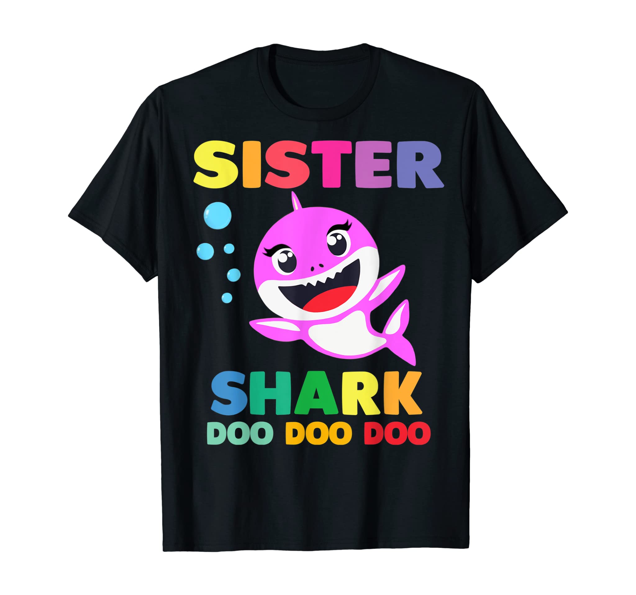 Sister Shark Doo Doo Mommy Daddy Brother Baby Tshirt