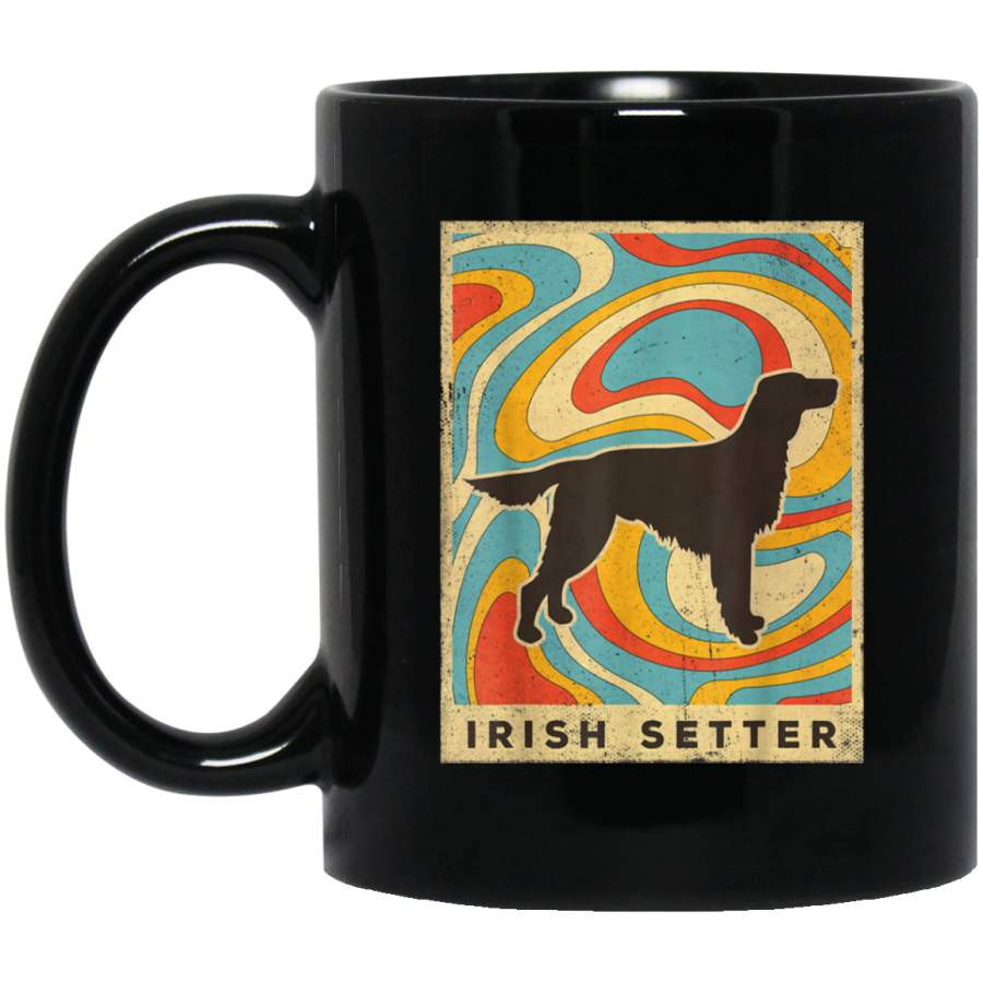 Irish Setter Dog Retro Vintage Gift Mug