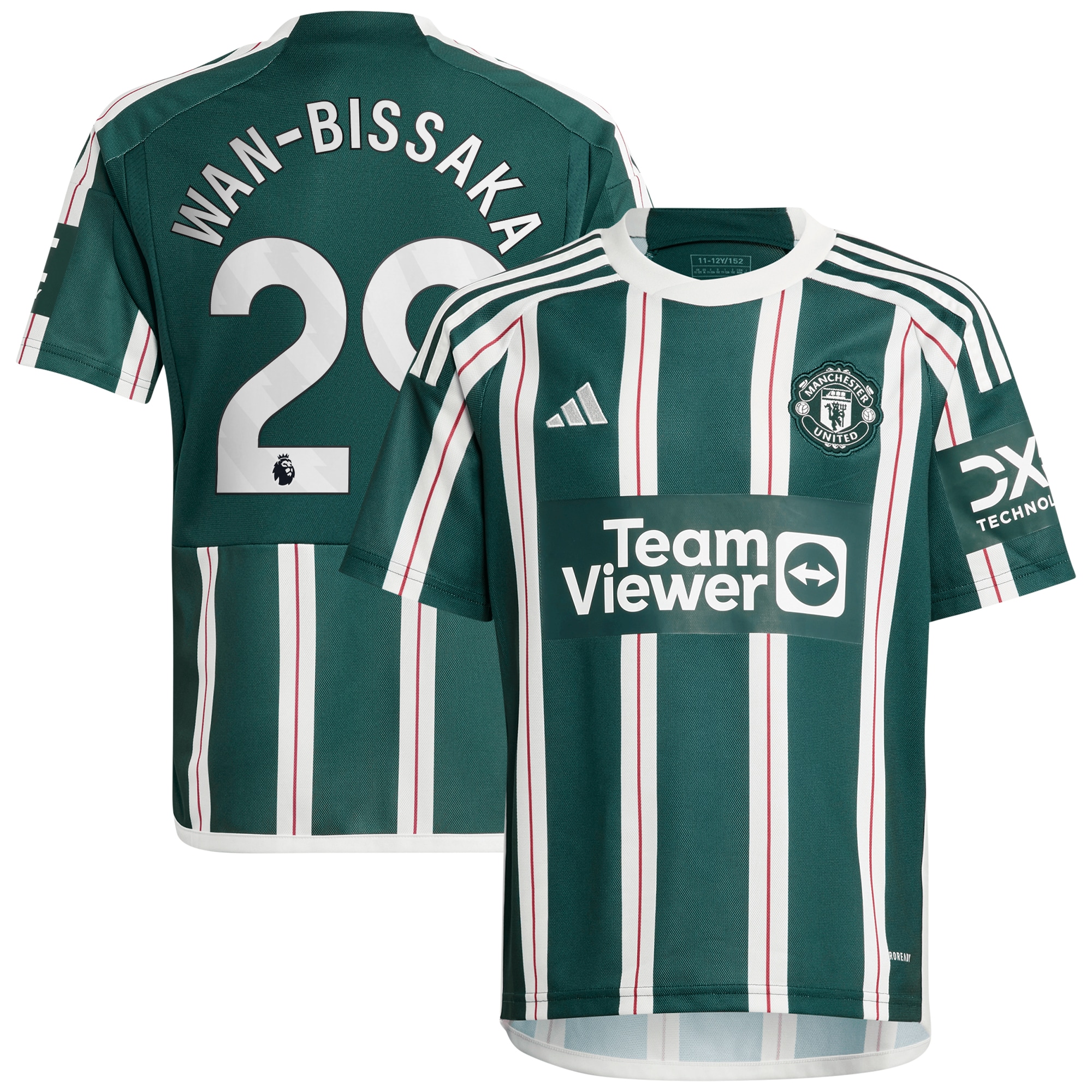 Aaron Wan-Bissaka Manchester United Youth 2023/24 Away Replica Player Jersey – Green