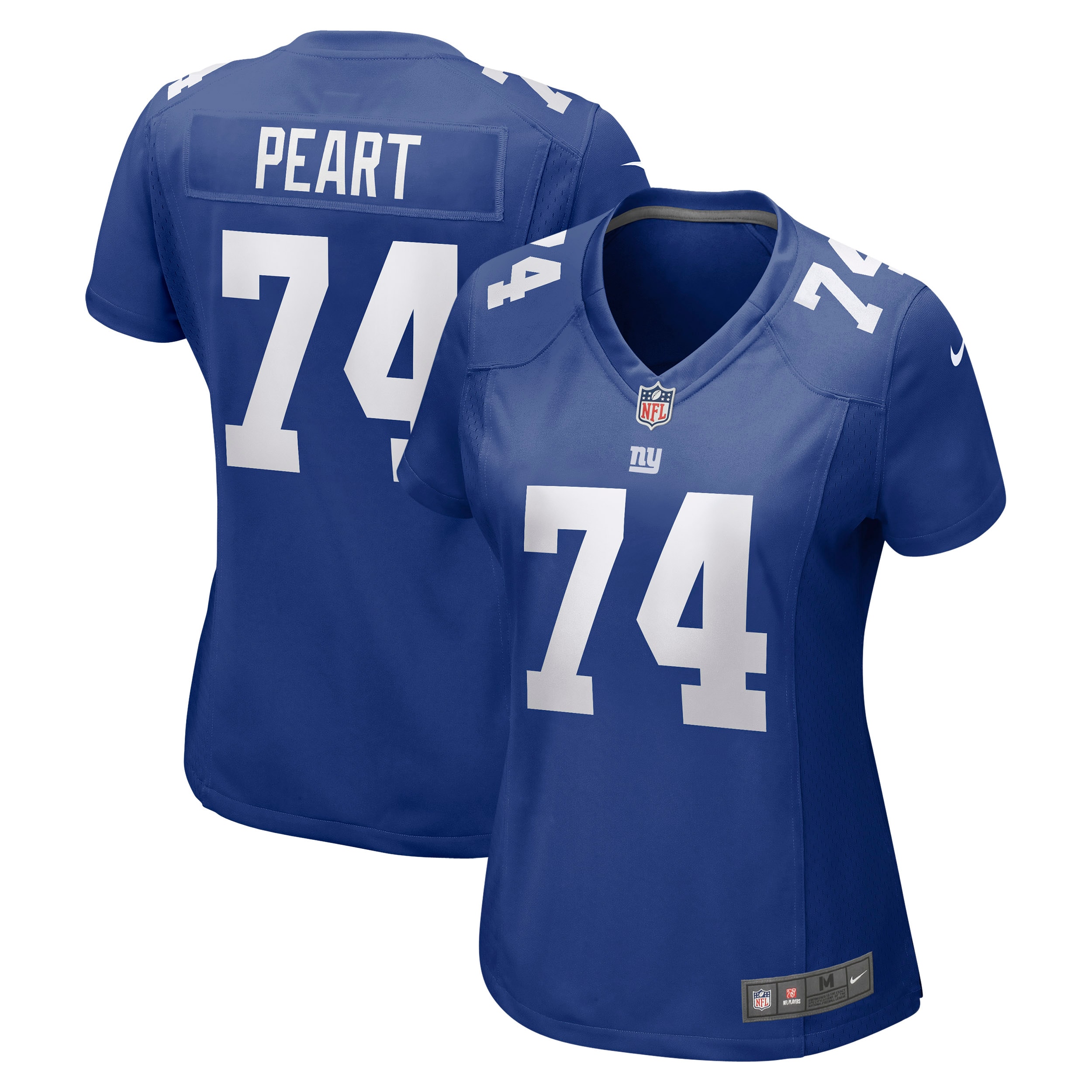 Women’s New York Giants Matt Peart Royal Game Jersey