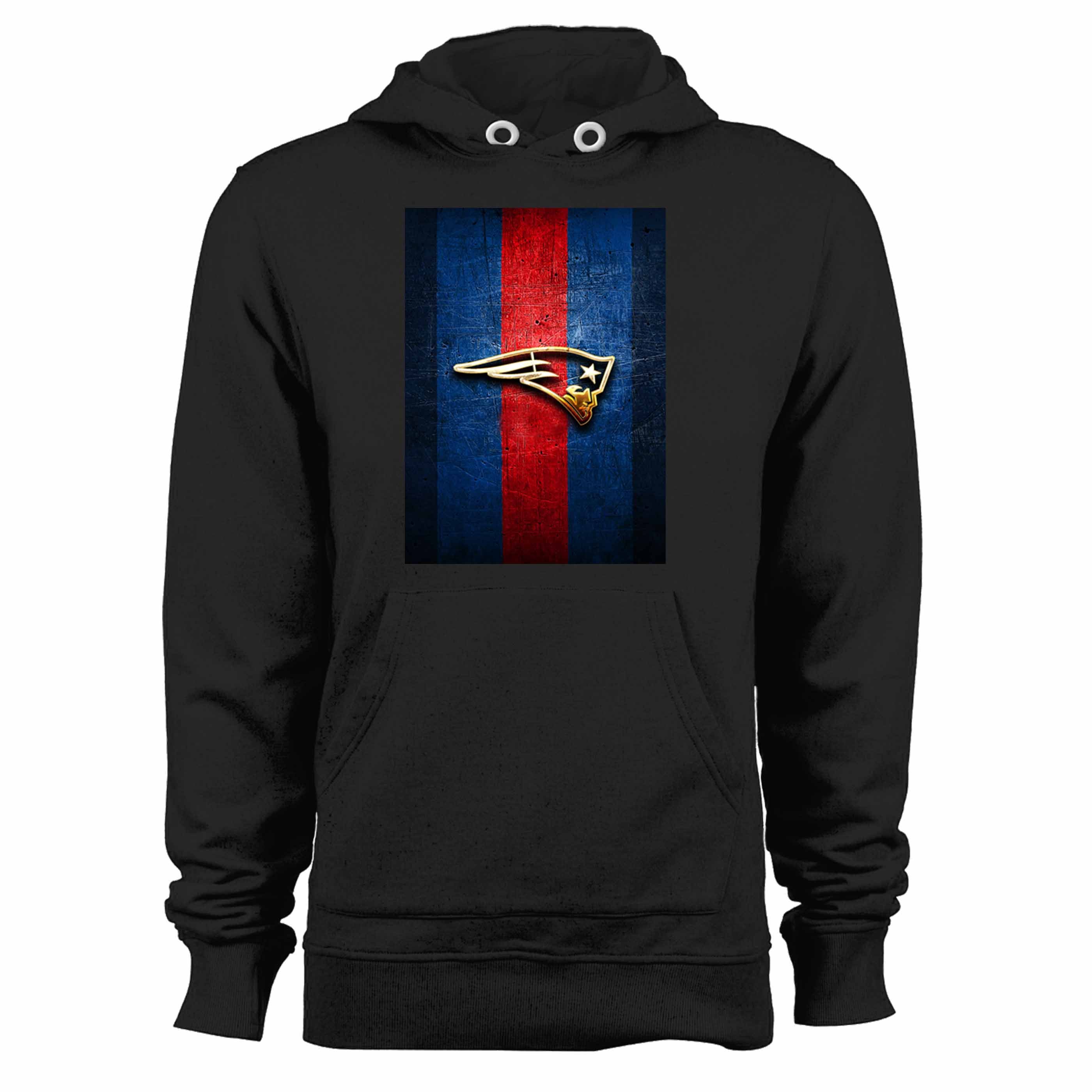 New England Patriots Golden Logo Unisex Hoodie