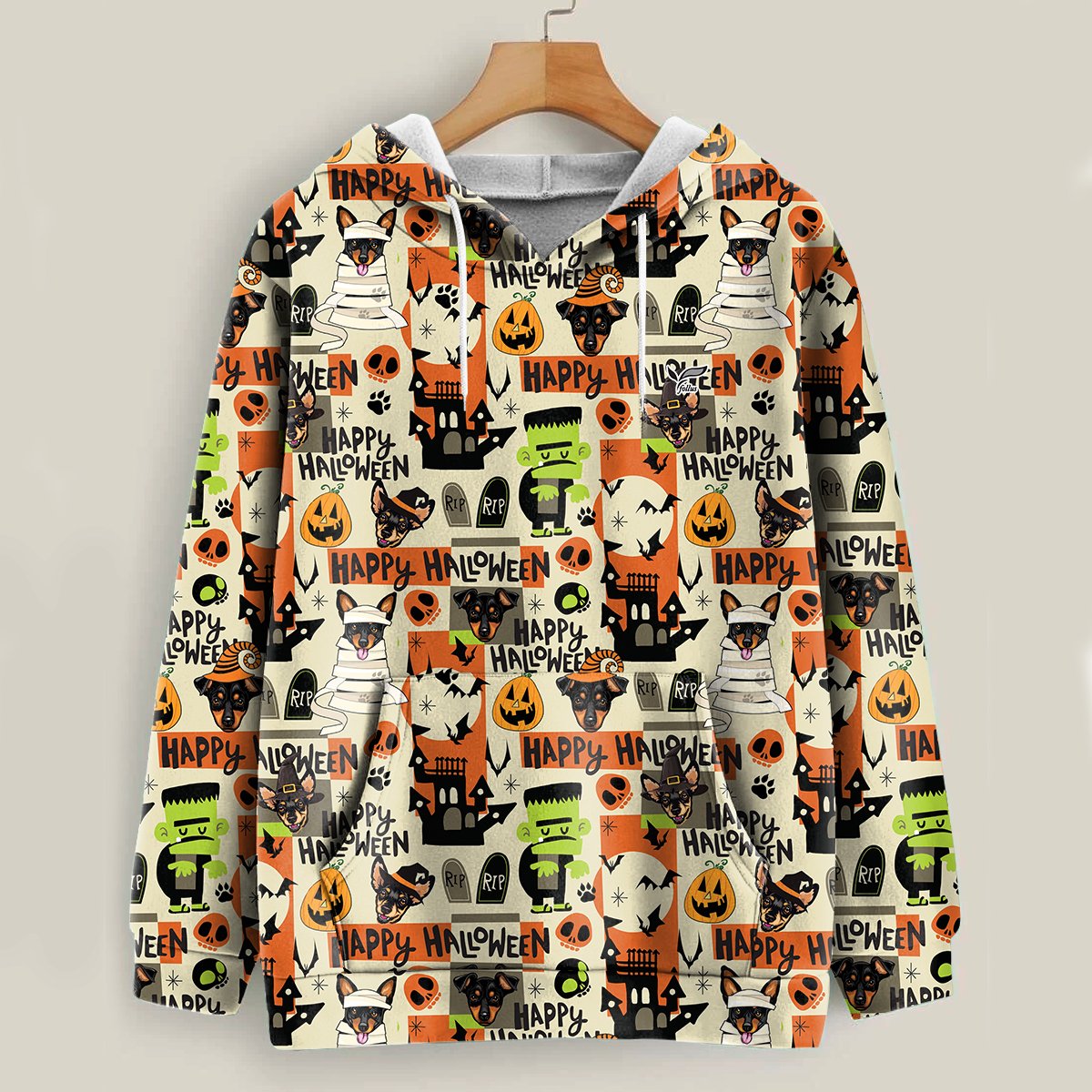 Meet My Boo Crew – Miniature Pinscher Halloween Hoodie