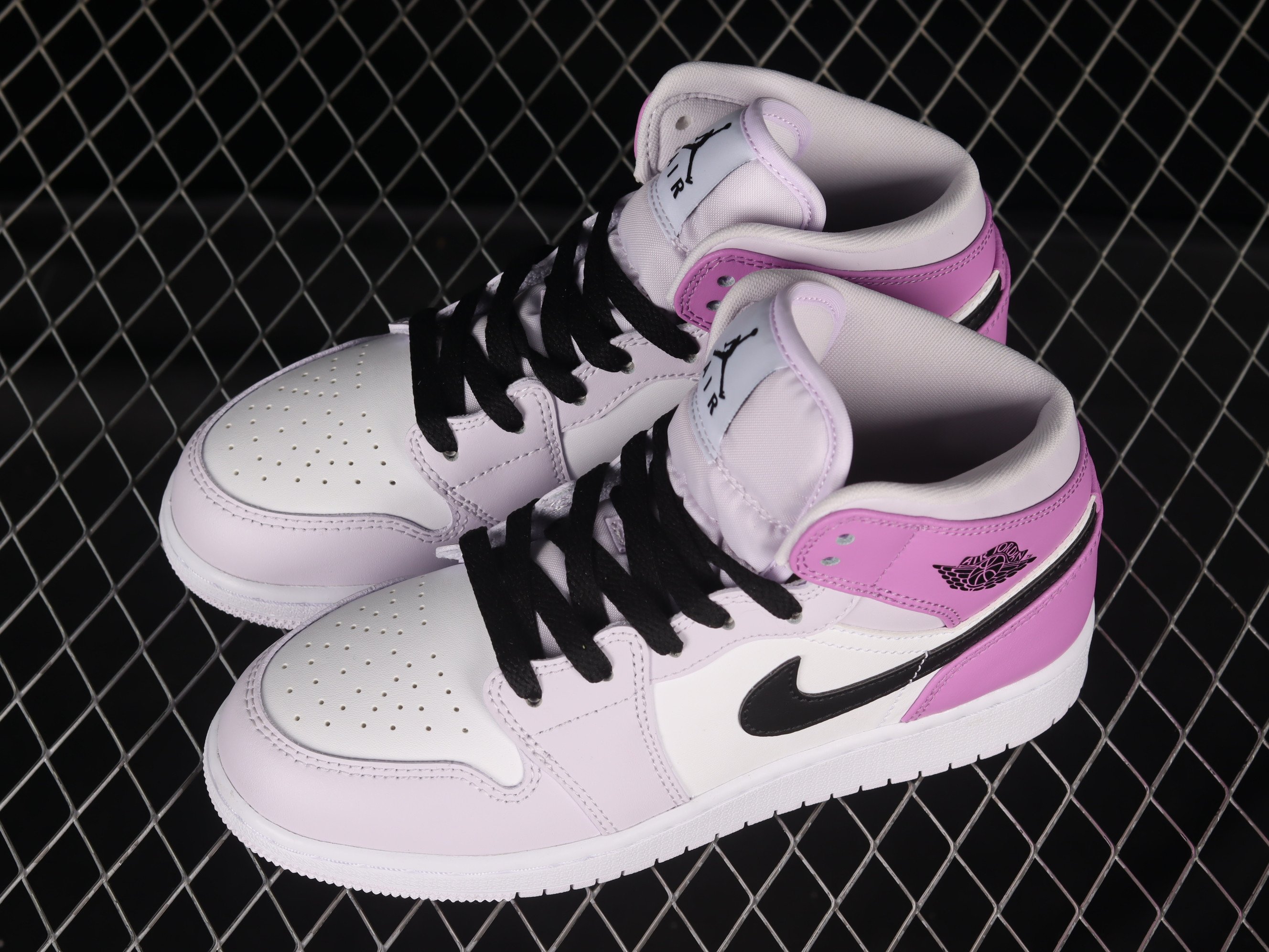 Nike JD 1 Mid GS ‘Barely Grape’ Women Shoes Sneakers SNK482155165