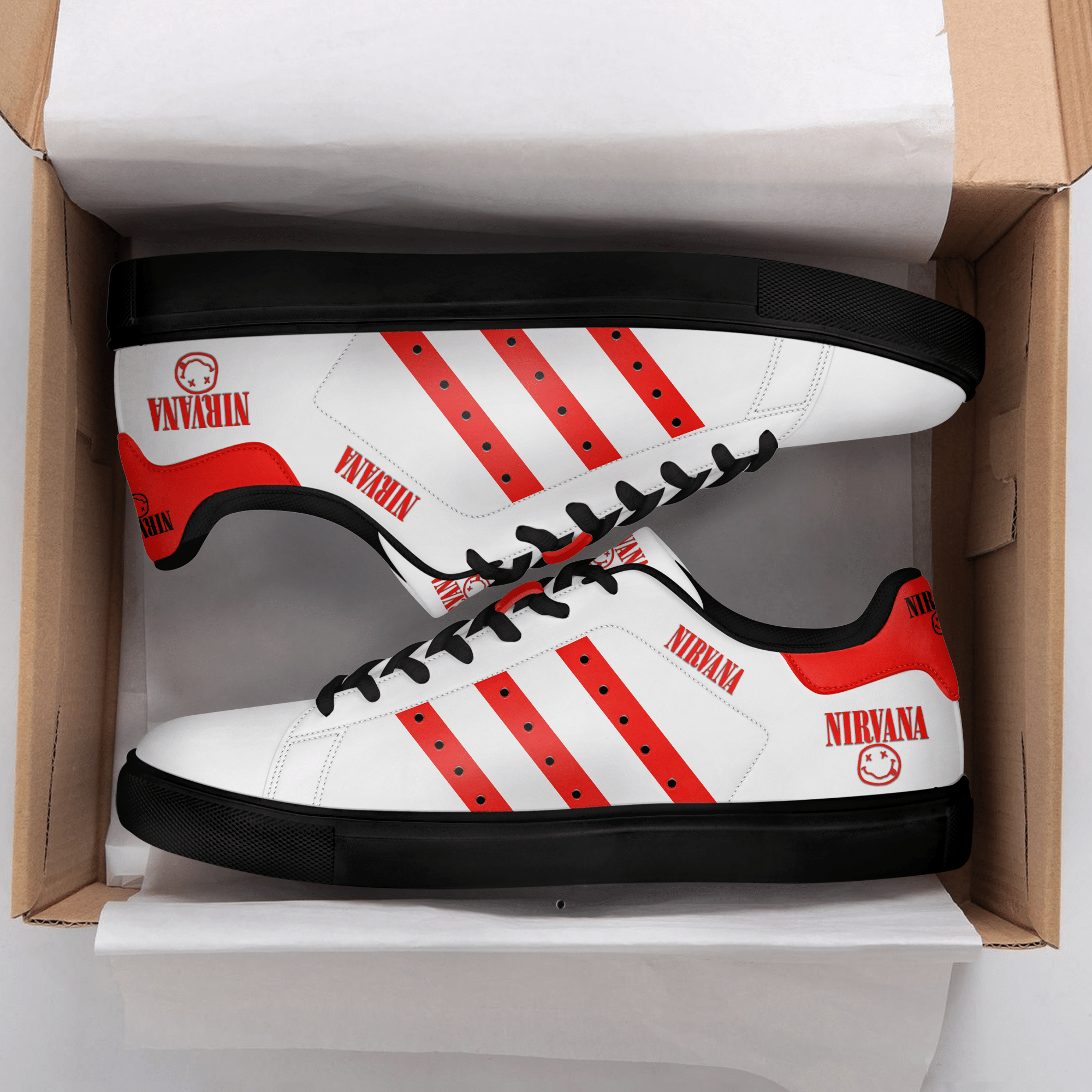 Nirvana Rock Band. V13 Low Top Shoes