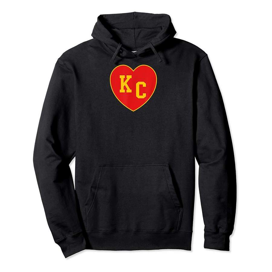 Kansas City Football | KC Hearts Local Kc Vintage Wear Hoodie Premium Tee