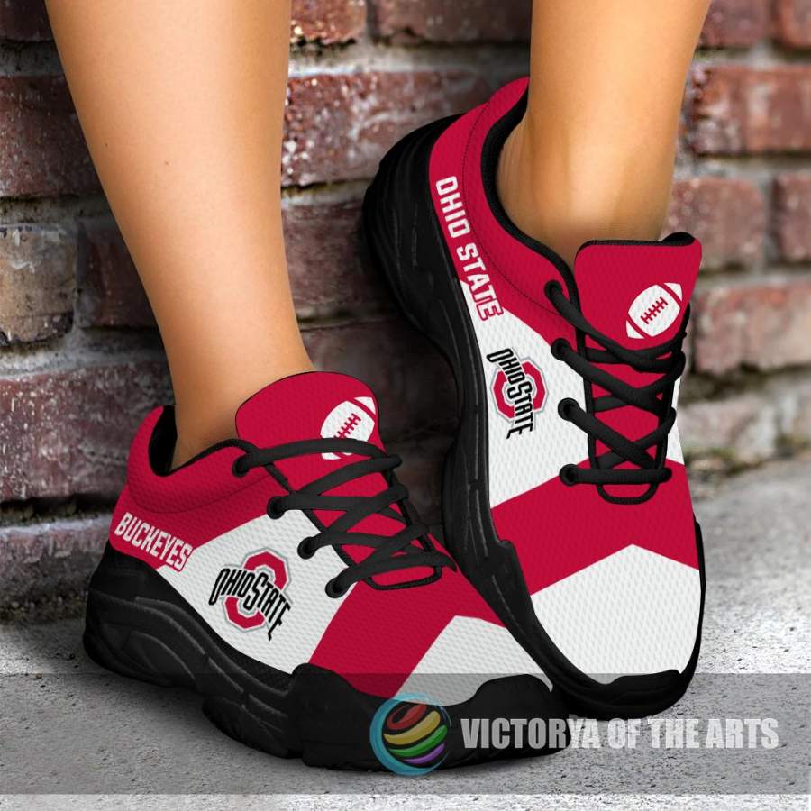 Colorful Logo Ohio State Buckeyes Chunky Sneakers