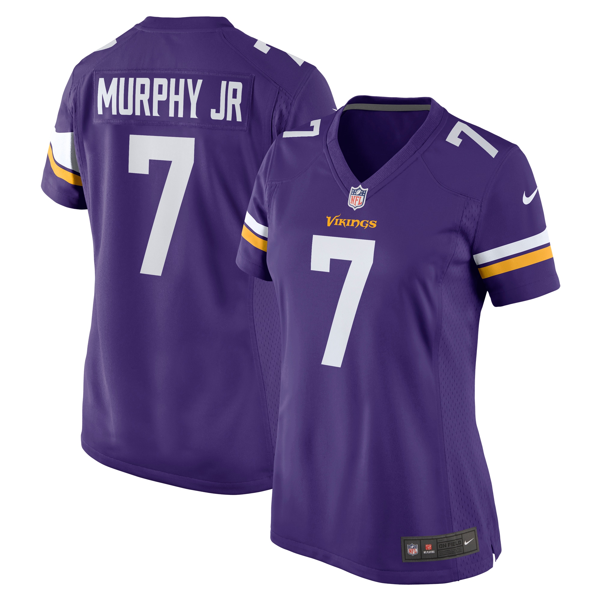 Women’s Minnesota Vikings Byron Murphy Jr. Purple Game Jersey