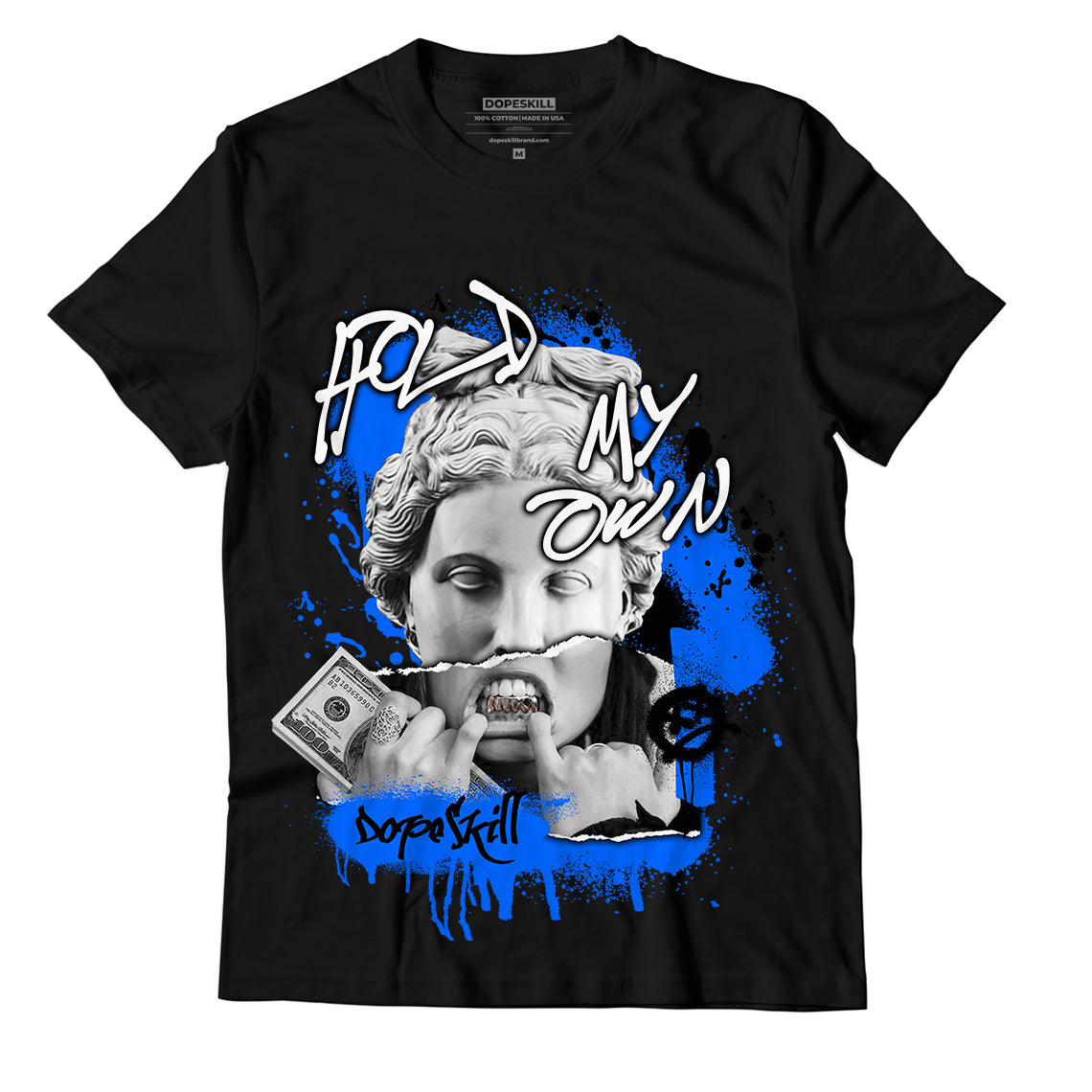 Yz 350 Boost V2 Dazzling Blue Dopeskill T-Shirt Hold My Own Graphic