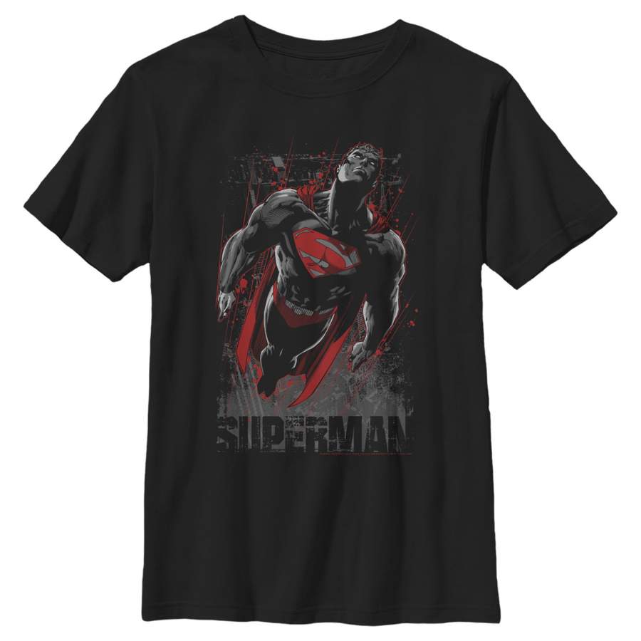 Superman Boy’s Flight Looking On  T Shirt