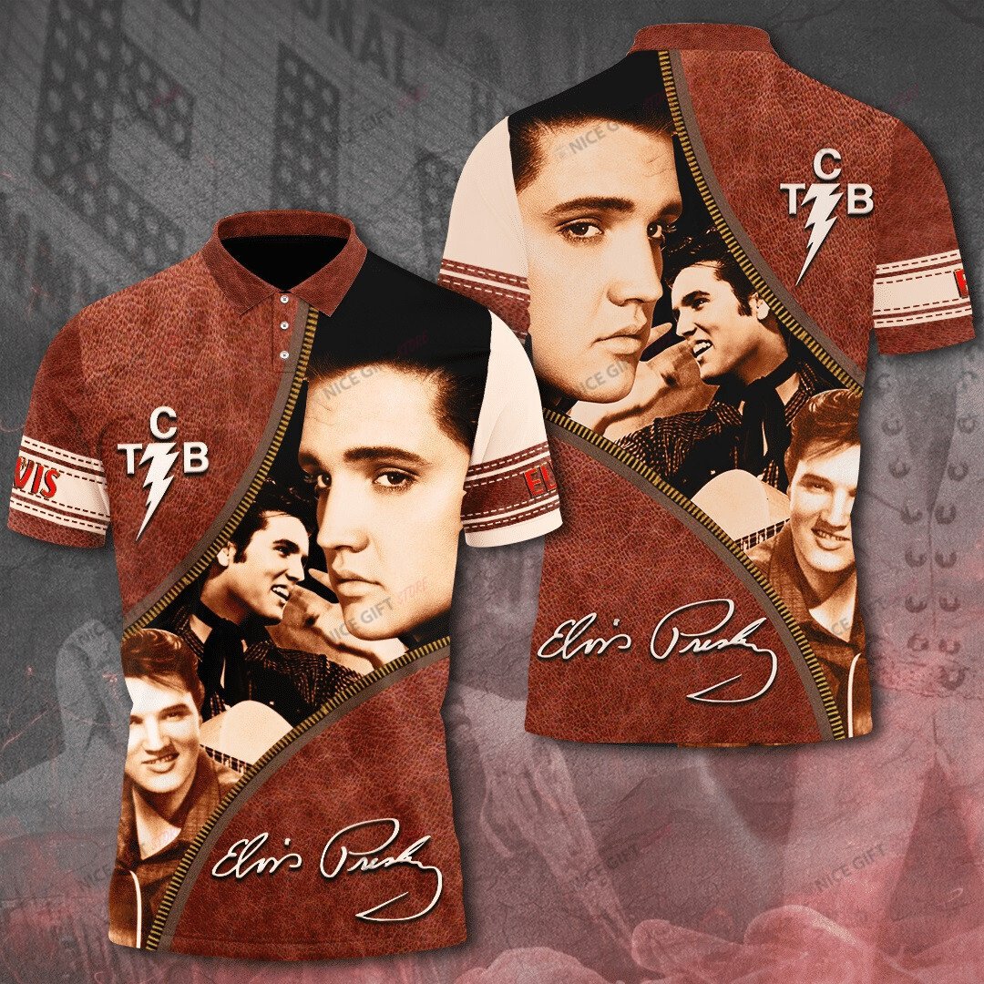 Elvis Presley Polo Shirt 3D 3Ps-B8L3