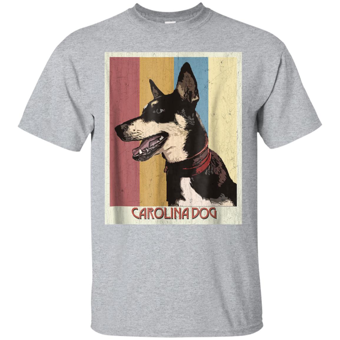 Carolina Dog Black and Tan Retro Vintage Style dog T-Shirt