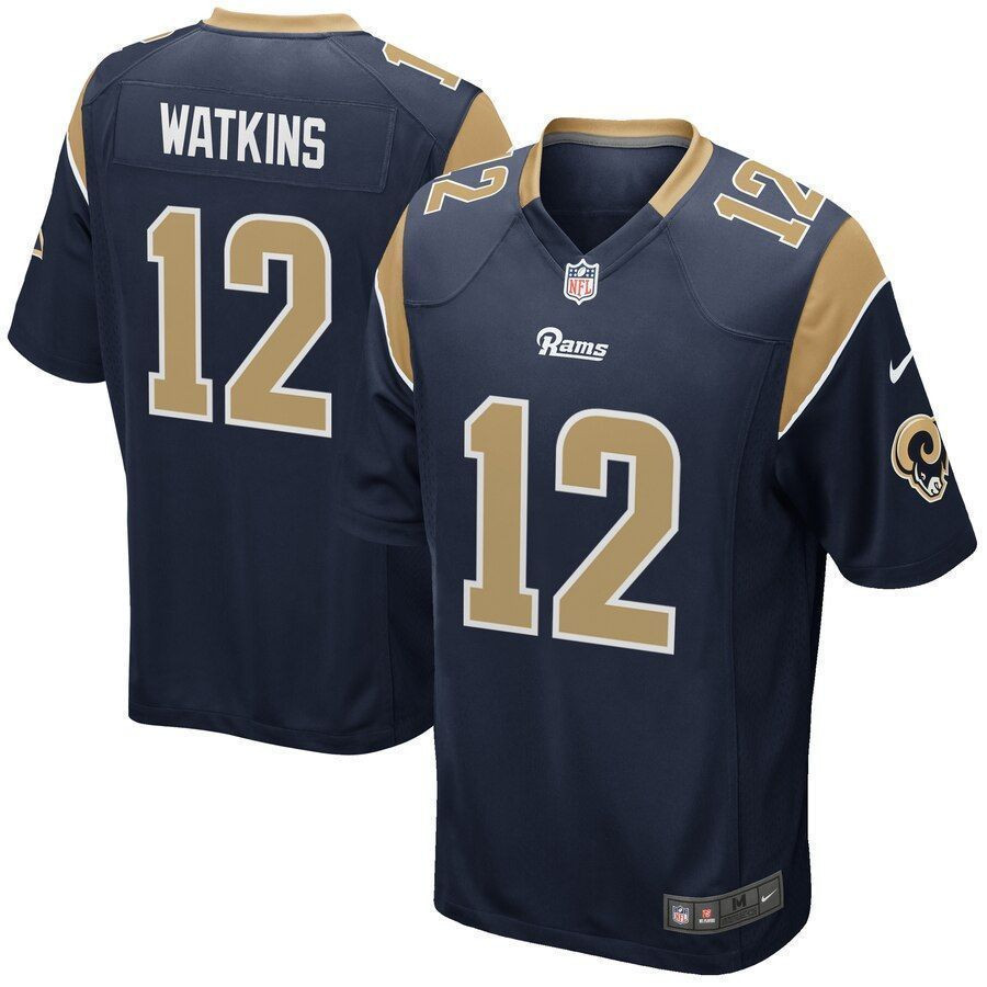 Sammy Watkins Los Angeles Rams Game Navy 3D Jersey