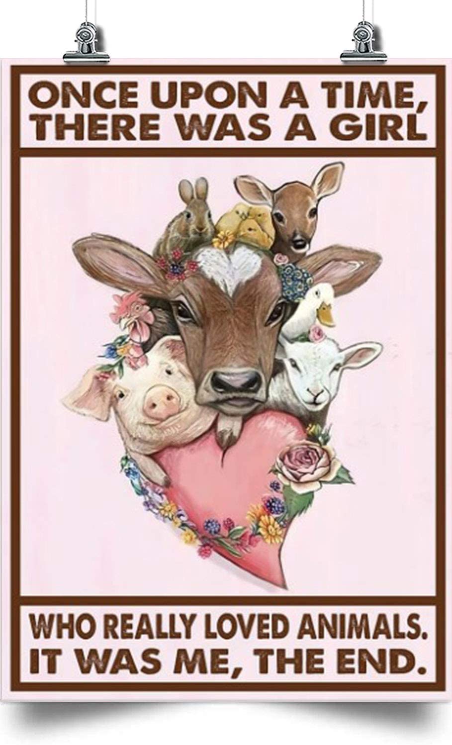 Animals Vertical Poster-Once Upon A Time-Home Decoration Poster, Wall Poster, Home And Room Decoration, Gifts For Friends And Relatives, Souvenirs.