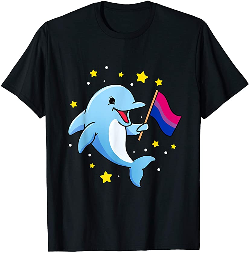 Bisexual Pride Dolphin Bisexual T-Shirt