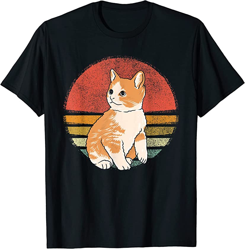 Vintage Cat Animal Retro Kittens Lover T-Shirt