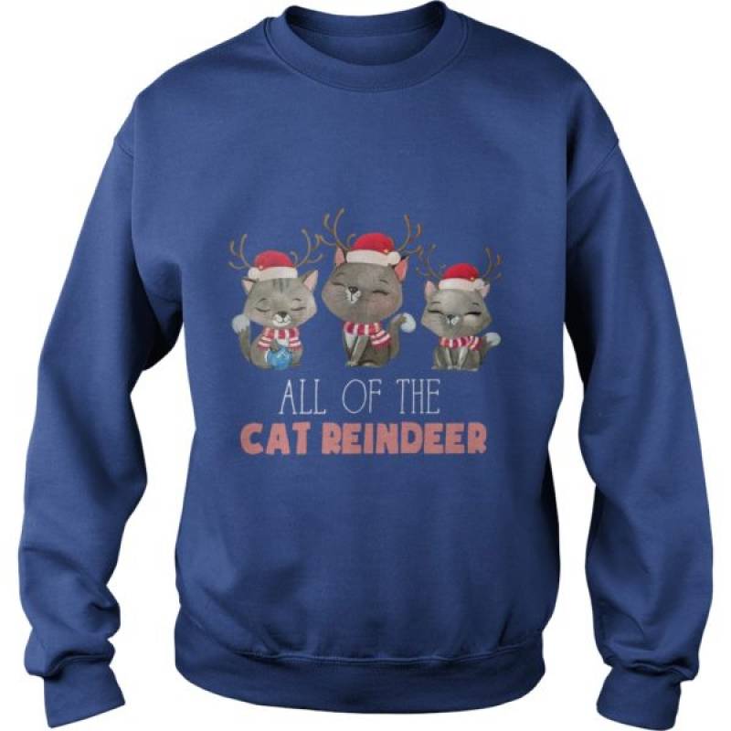Merry Christmas All of the cat Reindeer shirt, hoodie, tank top – tml