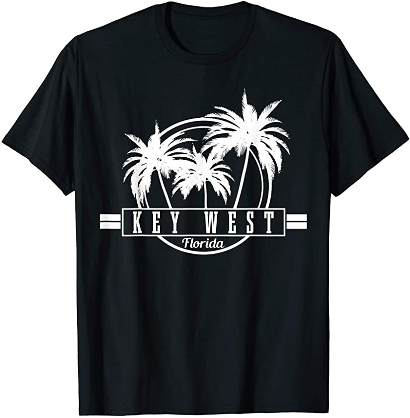 Key West Florida Palm Tree Vintage Gift T-Shirt