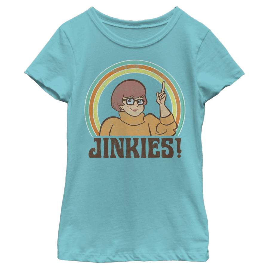 Scooby Doo Girl’s Velma Jinkies Retro  T Shirt