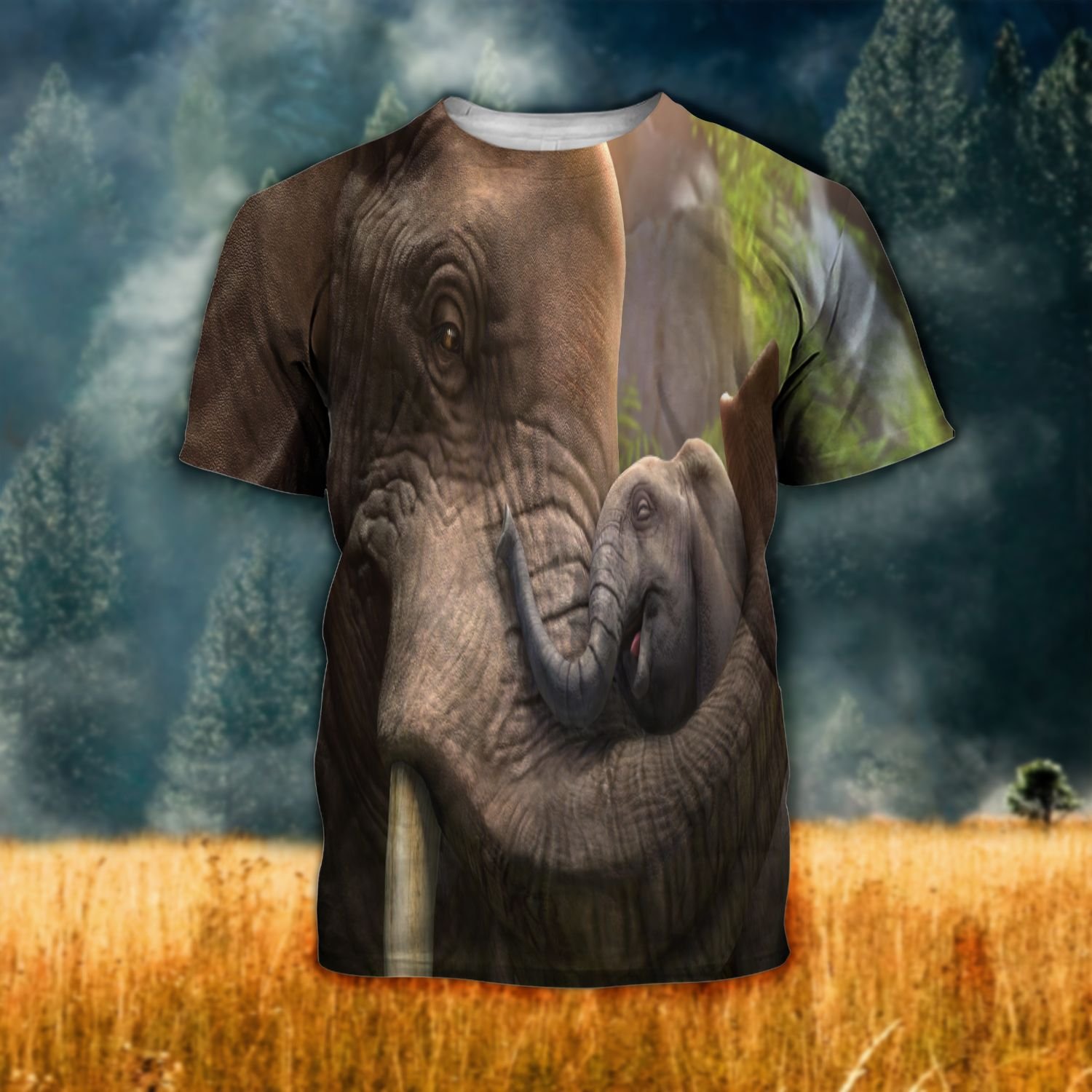 Elephant Ver06 Tthj200721Nvm Unisex 3D T-Shirt All Over Print