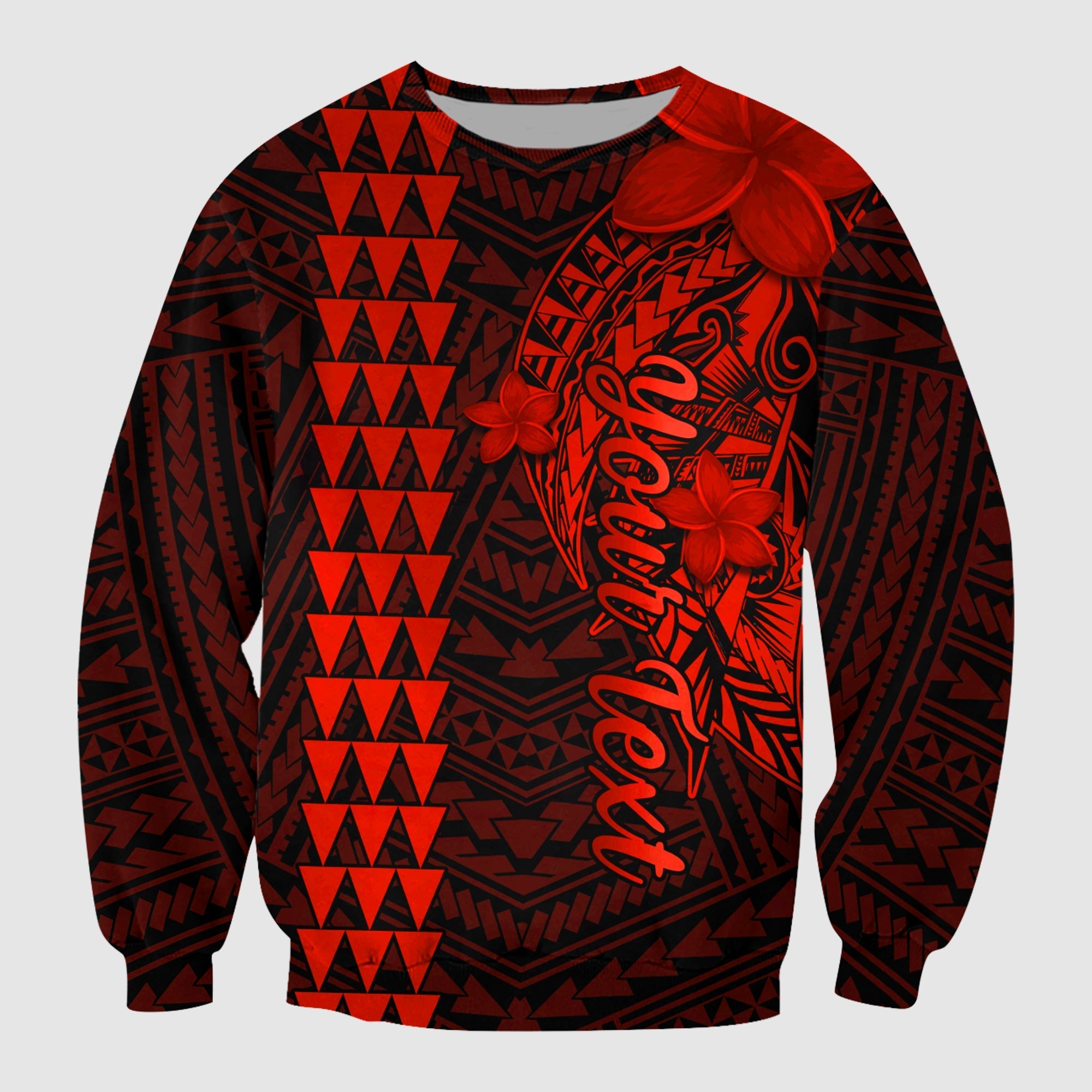 Custom Personalised Hawaii Sweatshirt Kakau Kanaka Maoli Combine Polynesian Shark Ver.06 Lt14