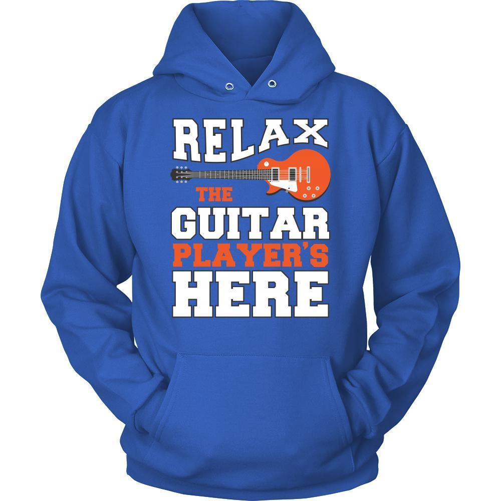 Relax The Guitar Player Here Gift For Guitar Lovers Standard Hoodie